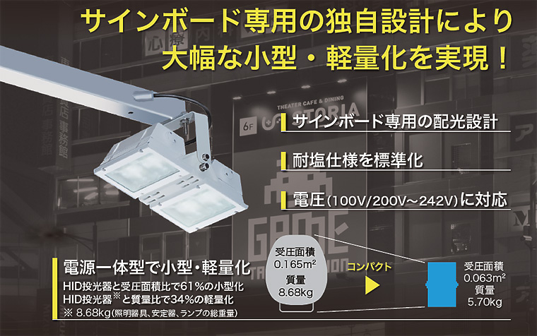 岩崎電気製 LEDioc FLOOD URBANVIEW(アーバンビュー)の製品 ご紹介